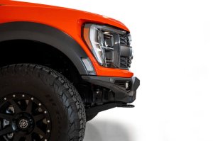 Ford Raptor Bumper - Front - Addictive Desert Designs - Bomber - Hammer Black with Satin Black Panels - `21-`27 Ford Raptor Bumper - Front - Addictive Desert Designs - Bomber - Hammer Black with Satin Black Panels - `21-`27